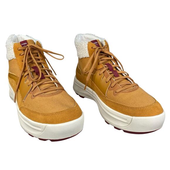 Sorel X Calia Women’s Out N About Tan Sneaker Boot Size US 10 - Picture 5 of 11